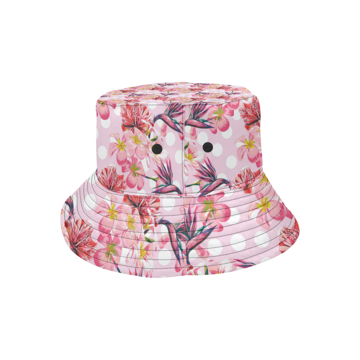 Bird Of Paradise Pattern Print Design BOP011 Unisex Bucket Hat