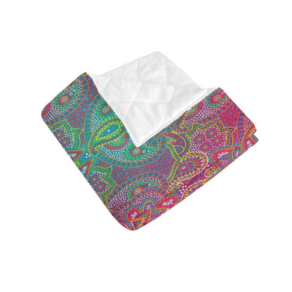 Boho Pattern Print Design 02 Premium Quilt