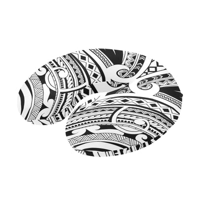 Maori Pattern Print Design 06 U-Shaped Travel Neck Pillow