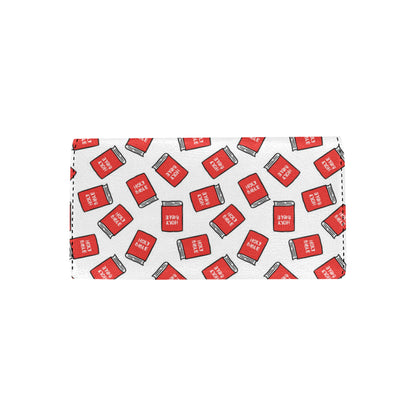Bible Pattern Print Design 03 Women's Trifold Wallet