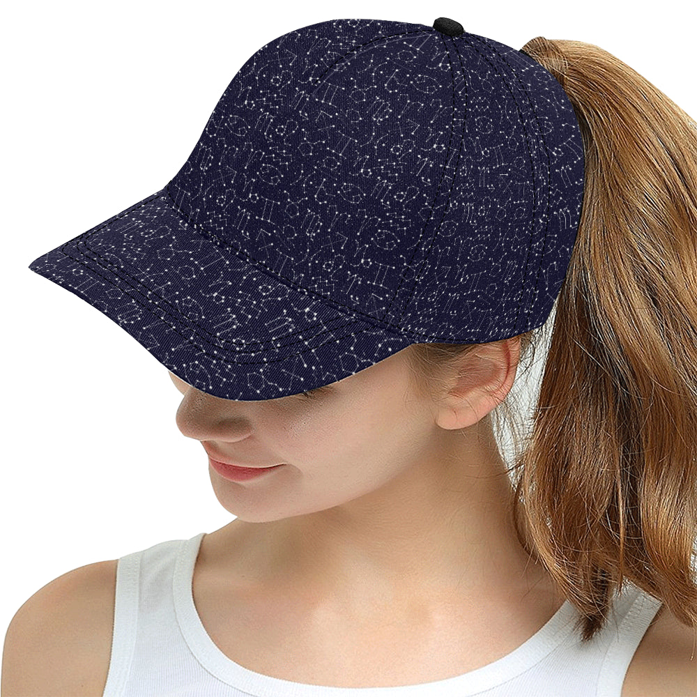 Zodiac Pattern Design Print Snapback Cap
