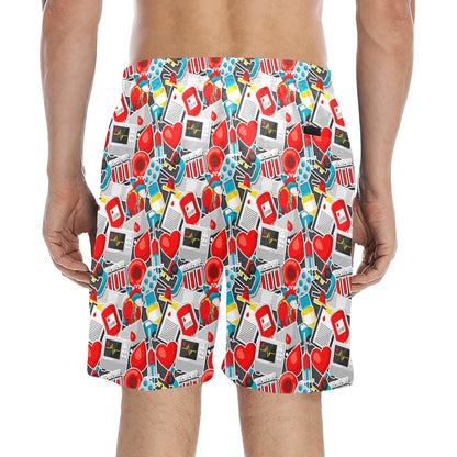 Phlebotomist Medical Themed Men's Swim Trunks Beach Shorts
