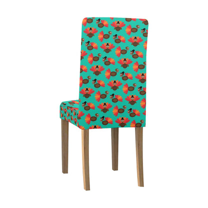 Turkey Print Design LKS402 Dining Chair Slipcover