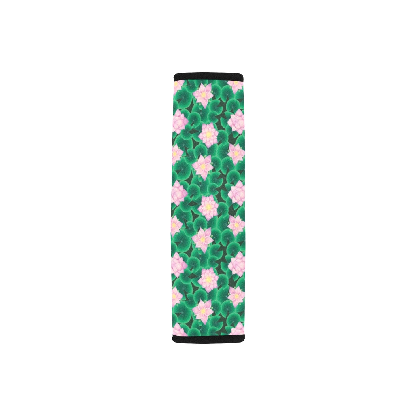 Water Lily Print Design LKS303 Car Seat Belt Cover
