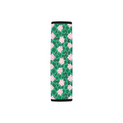 Water Lily Print Design LKS303 Car Seat Belt Cover
