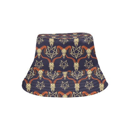 Buffalo Head Print Design LKS403 Unisex Bucket Hat