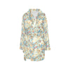 Summer Floral Print Design LKS302 Women's Fleece Robe