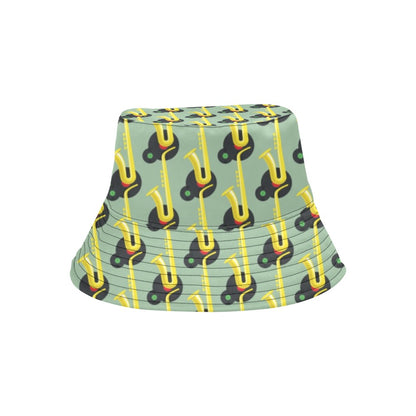 Saxophone Print Design LKS405 Unisex Bucket Hat