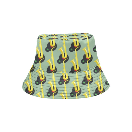 Saxophone Print Design LKS405 Unisex Bucket Hat