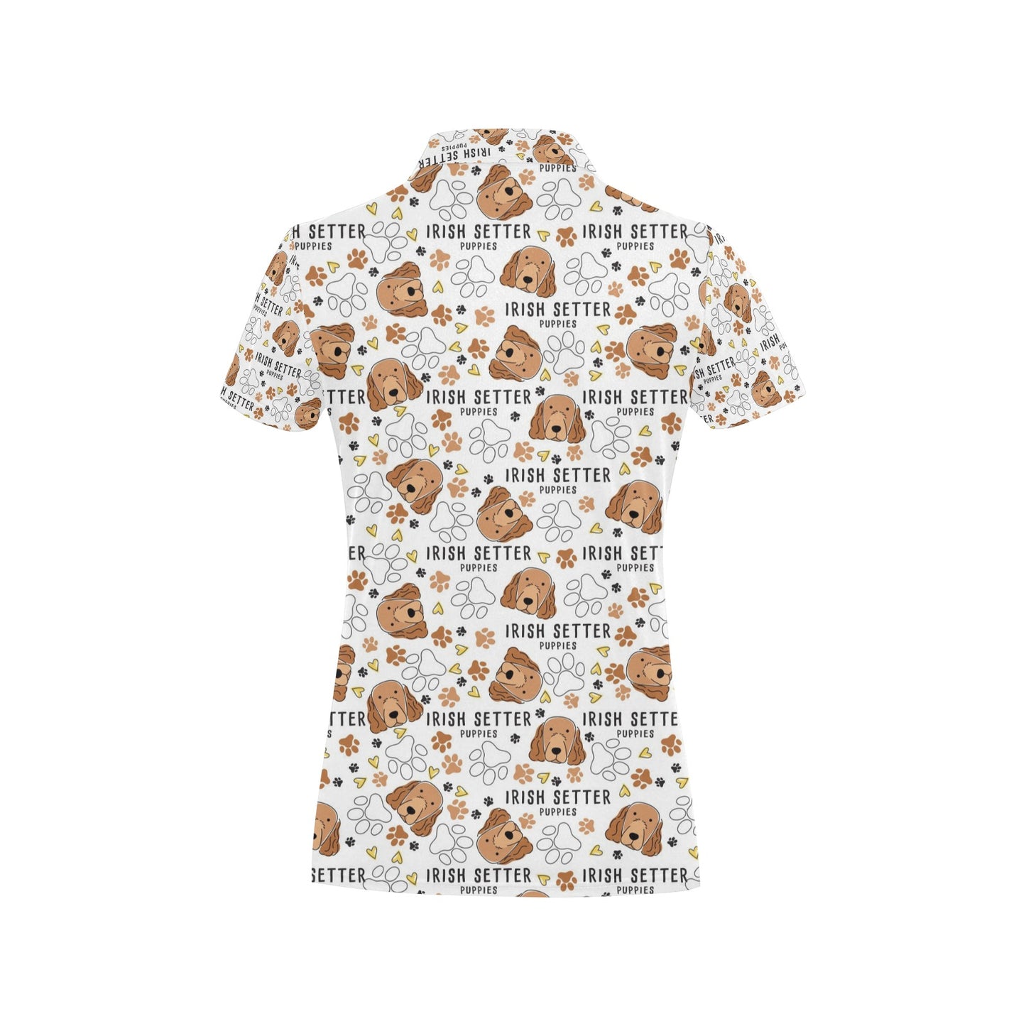 Setters Irish Print Design LKS301 Women's Polo Shirt