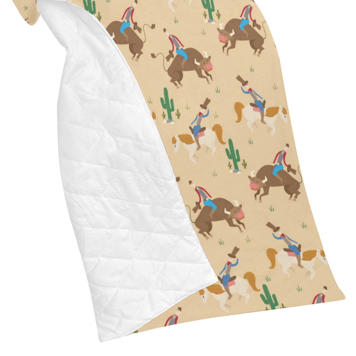 Rodeo Pattern Print Design A02 Premium Quilt
