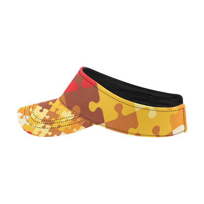 Puzzle Pattern Print Design A01 Unisex Sun Visor