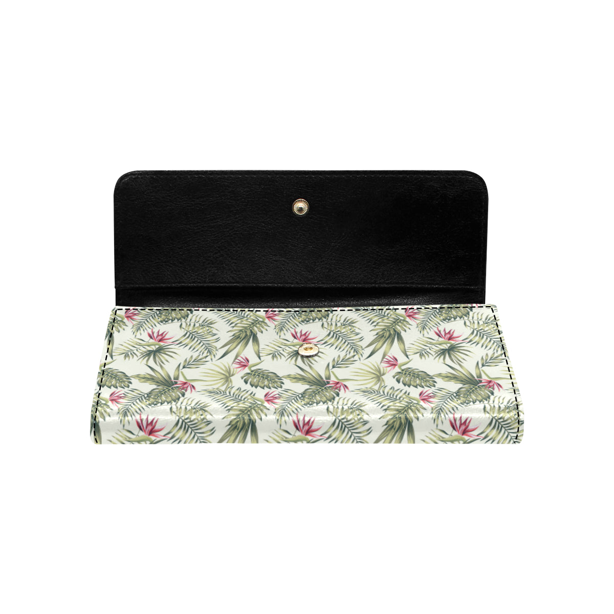 Bird Of Paradise Pattern Print Design 04 Women's Trifold Wallet