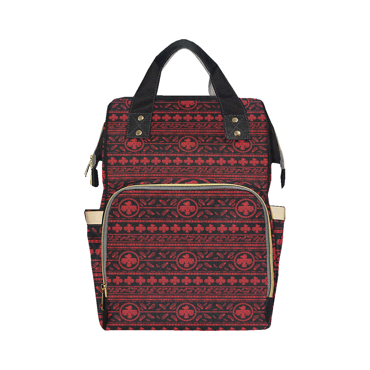 Native American Eagle Themed Print Diaper Bag Backpack