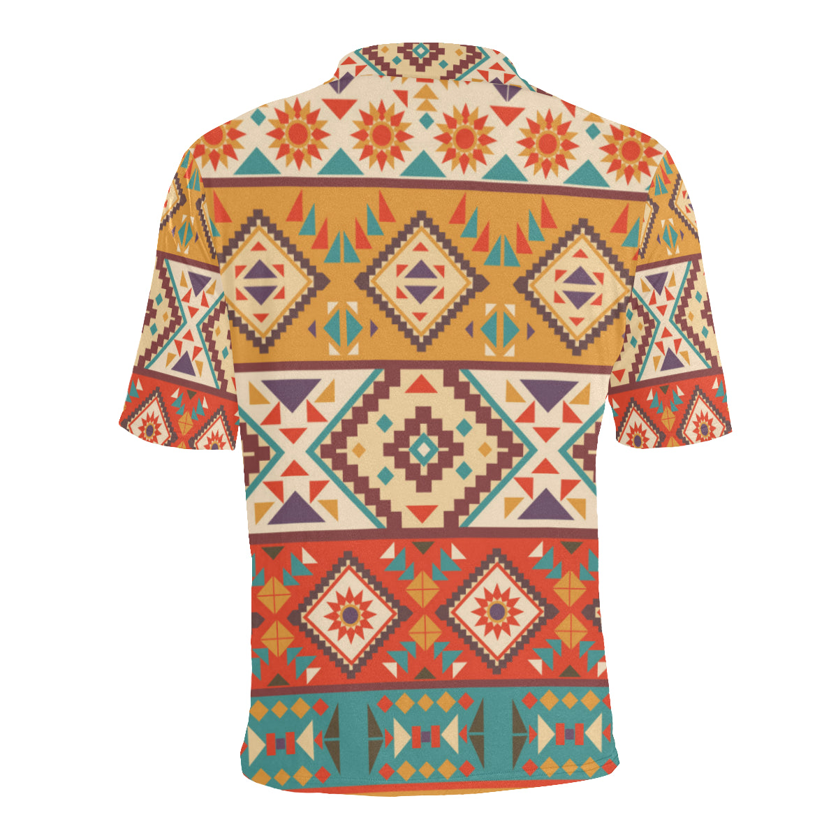 Navajo Pattern Print Design A01 Men Polo Shirt