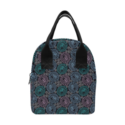 Eye of Horus Ethnic Pattern Insulated Lunch Bag