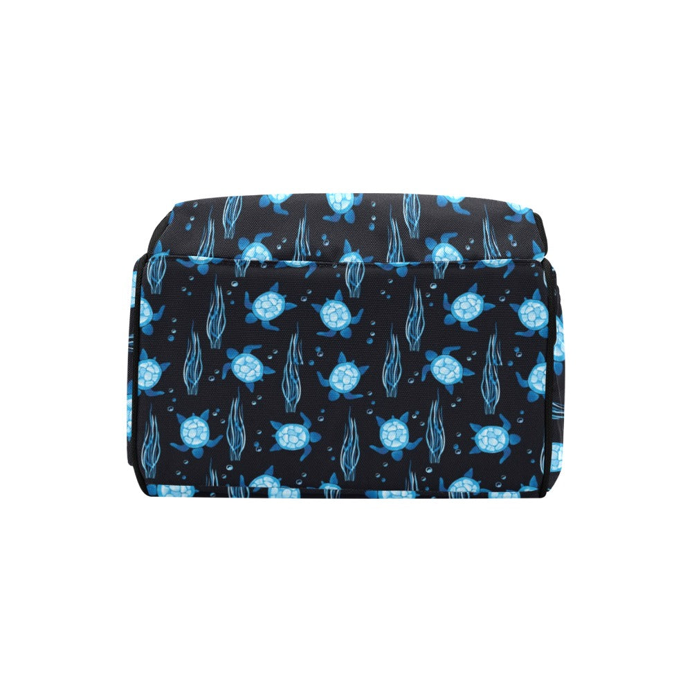 Sea Turtle Print Design LKS3013 Diaper Bag Backpack