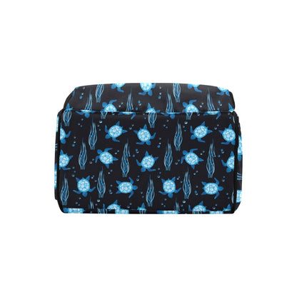Sea Turtle Print Design LKS3013 Diaper Bag Backpack