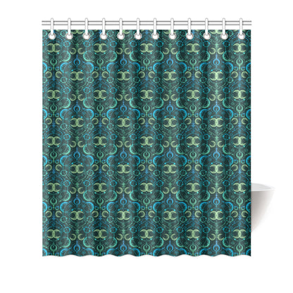Celestial Pattern Print Design 07 Shower Curtain