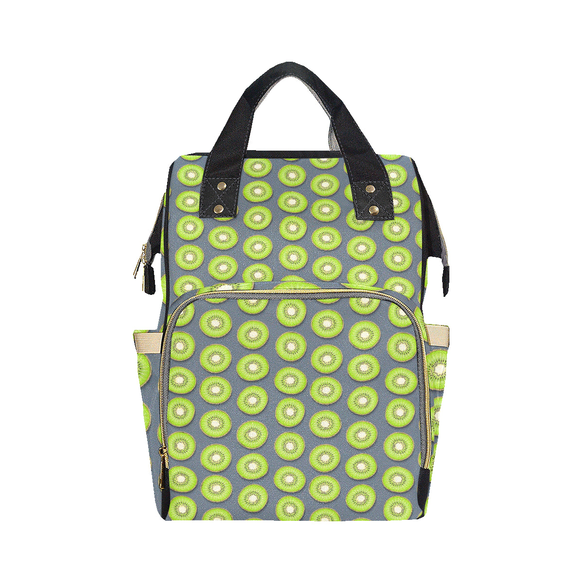 Kiwi Pattern Print Design KW06 Diaper Bag Backpack