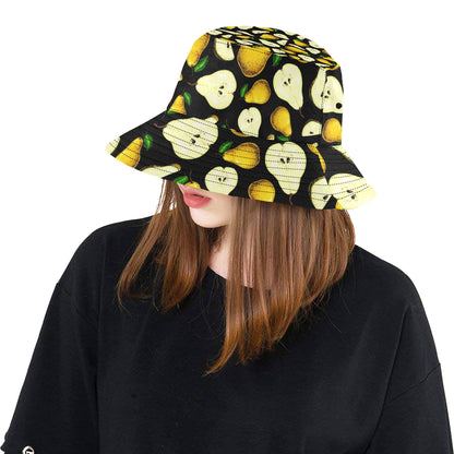 Pear Pattern Print Design PE01 Unisex Bucket Hat