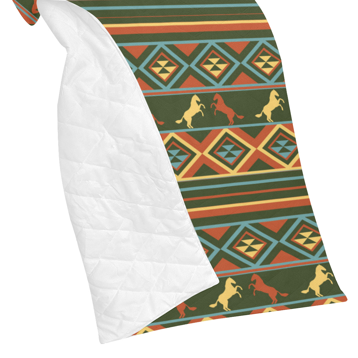 Horse Western Pattern Premium Quilt