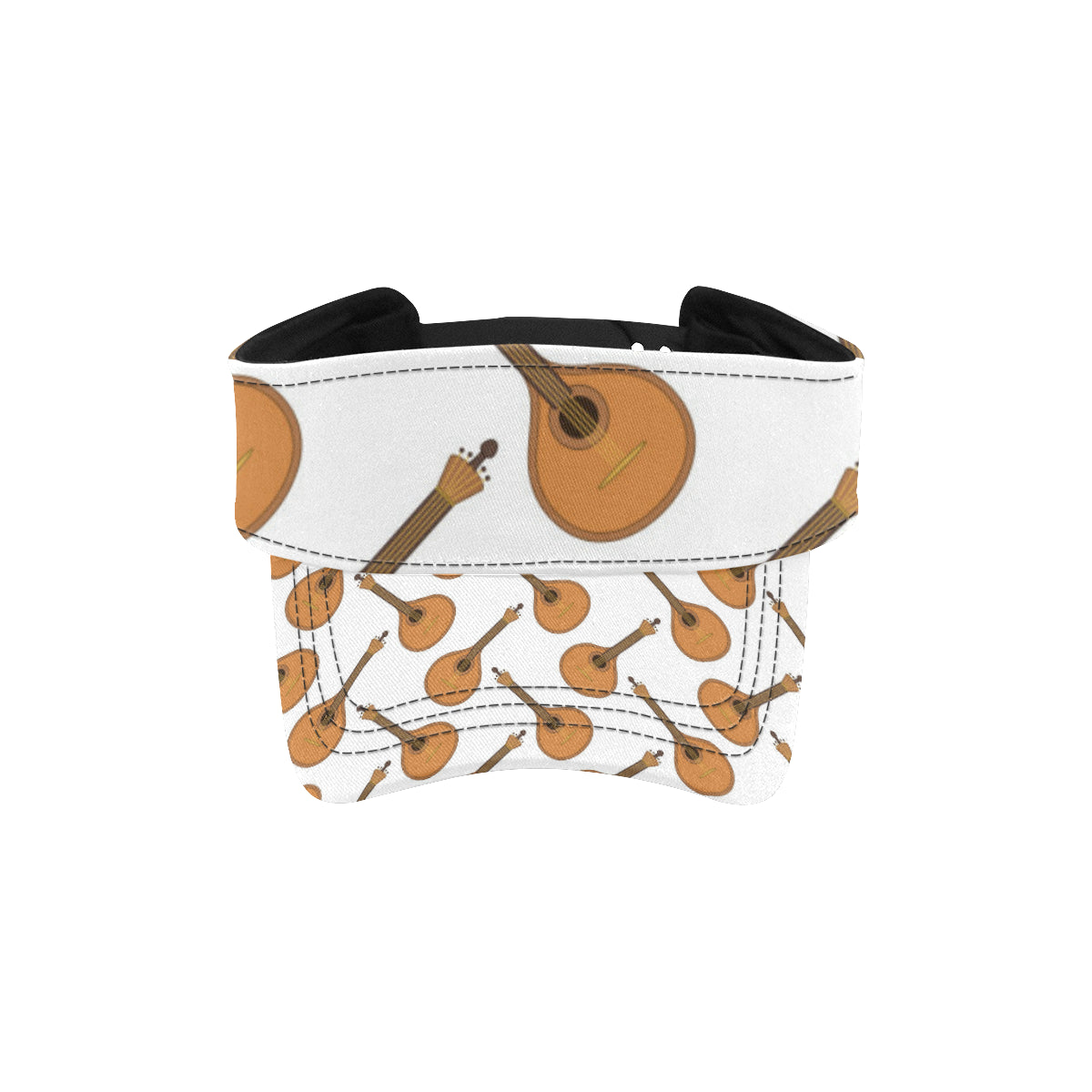Mandolin Pattern Print Design 01 Unisex Sun Visor