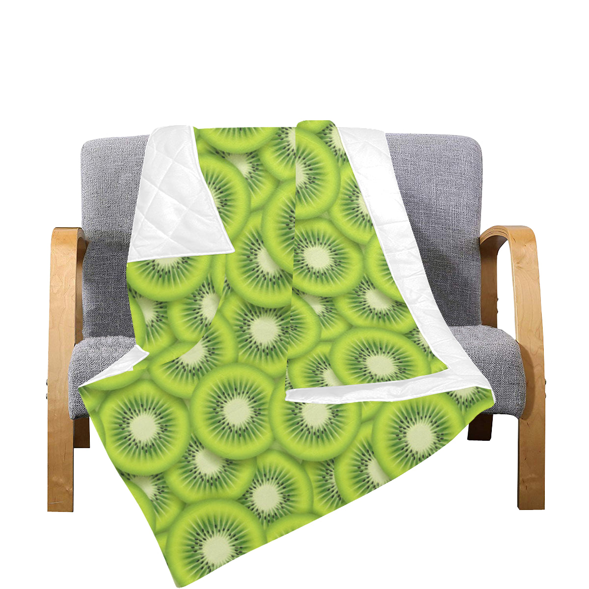 Kiwi Pattern Print Design KW01 Premium Quilt