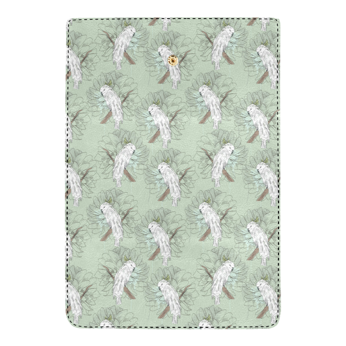Cockatiel Pattern Print Design 01 Women's Trifold Wallet
