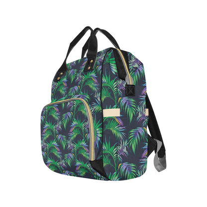 Palm Leaves Pattern Print Design PL04 Diaper Bag Backpack