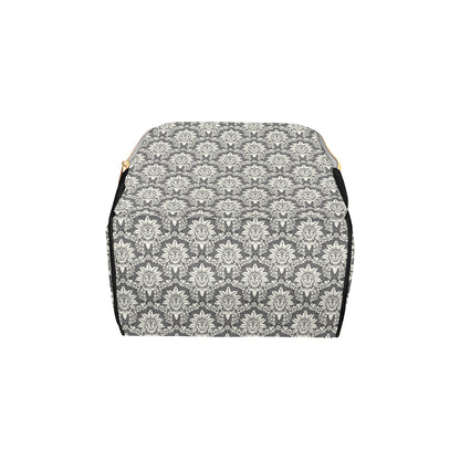 Damask Elegant Print Pattern Diaper Bag Backpack