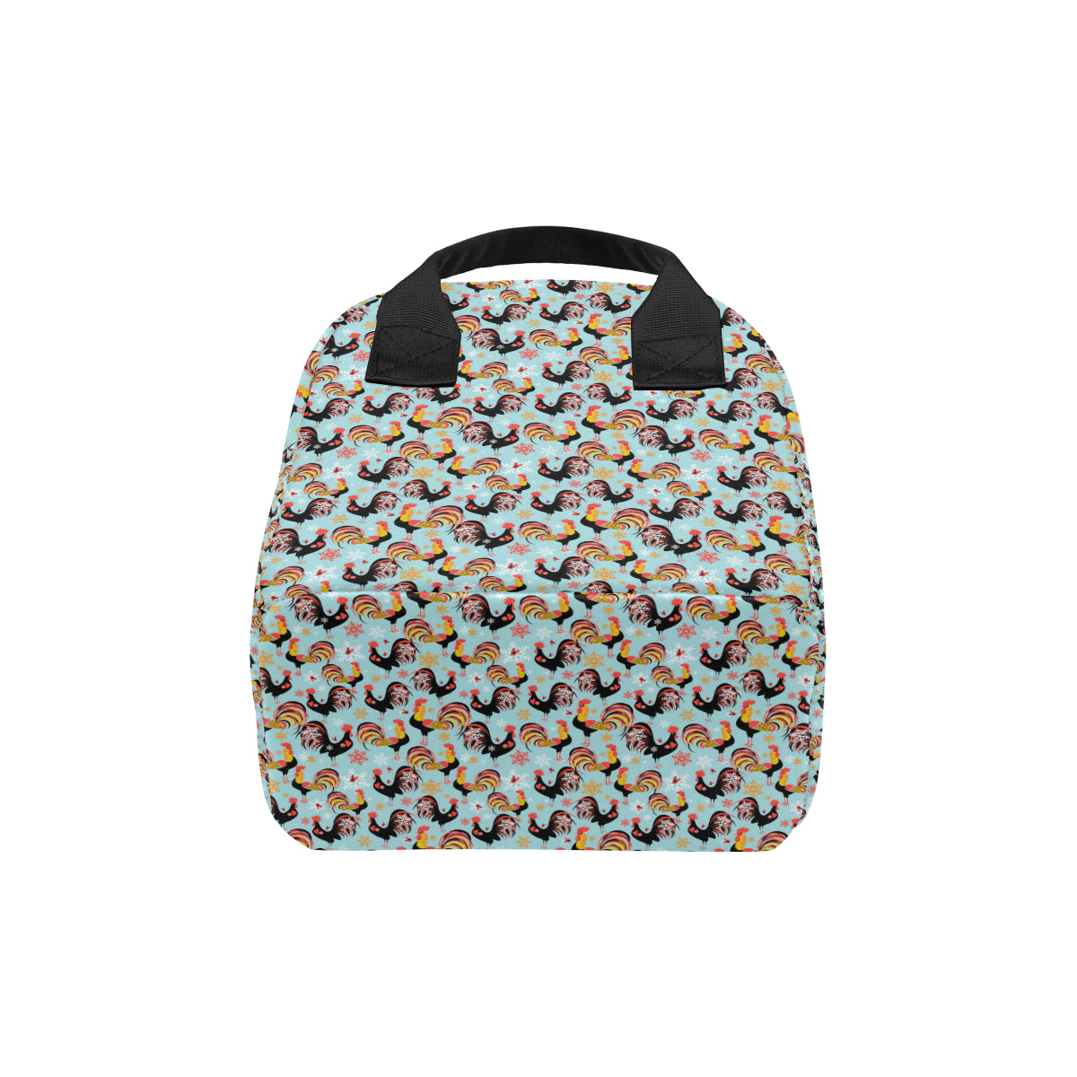 Rooster Themed Design Insulated Lunch Bag
