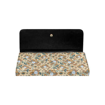 Camera Pattern Print Design 05 Women's Trifold Wallet