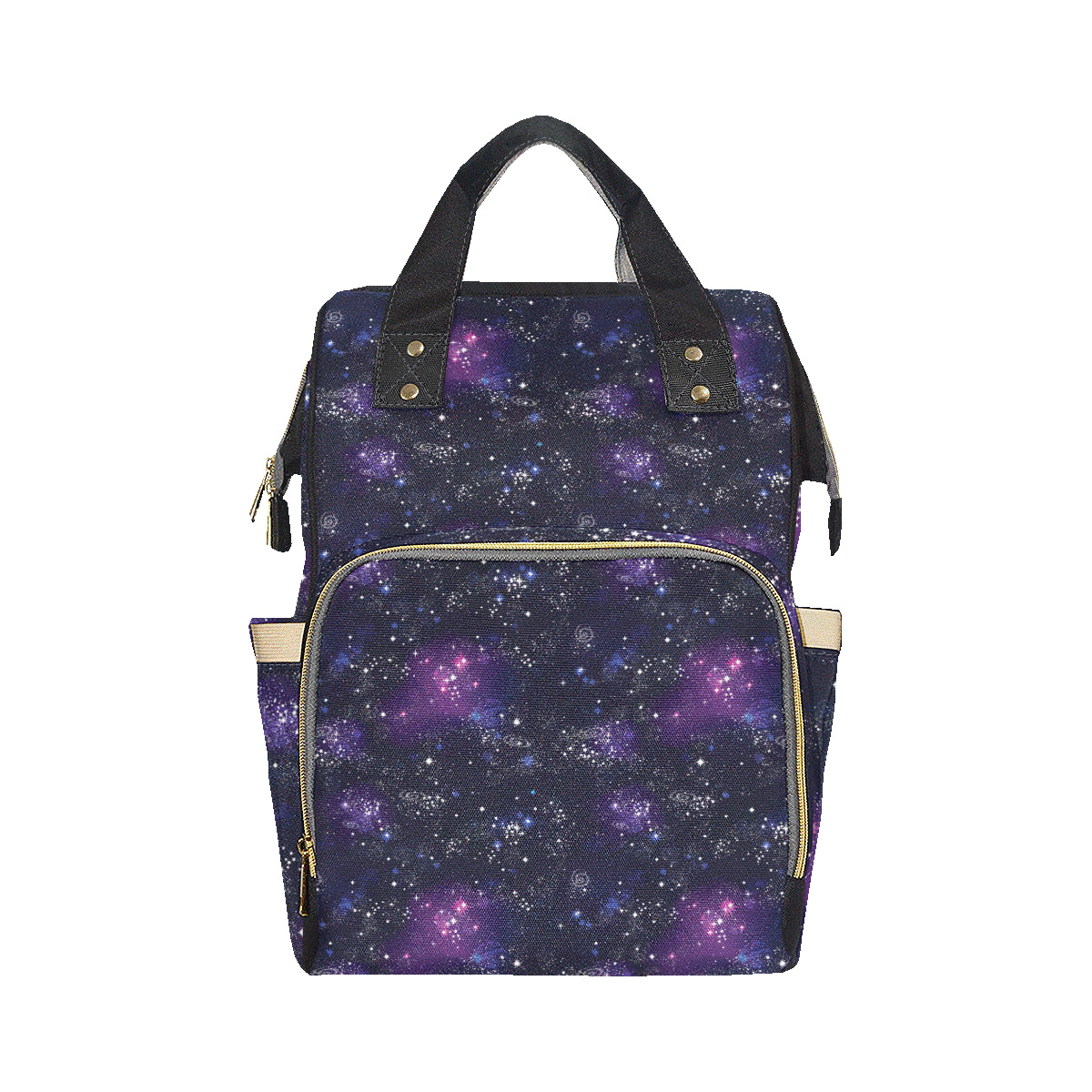 Cosmic Pattern Print Design 03 Diaper Bag Backpack