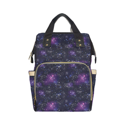 Cosmic Pattern Print Design 03 Diaper Bag Backpack