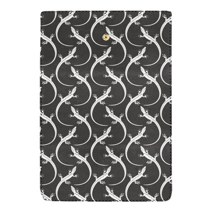 lizard Pattern Print Design 01 Women's Trifold Wallet