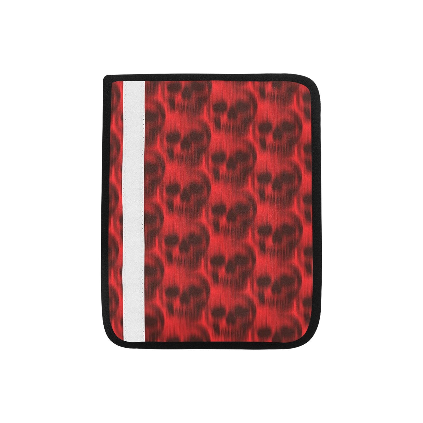 Skull Red Print Design LKS306 Car Seat Belt Cover