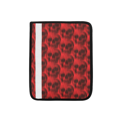Skull Red Print Design LKS306 Car Seat Belt Cover