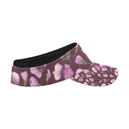 Peony Pattern Print Design PE010 Unisex Sun Visor