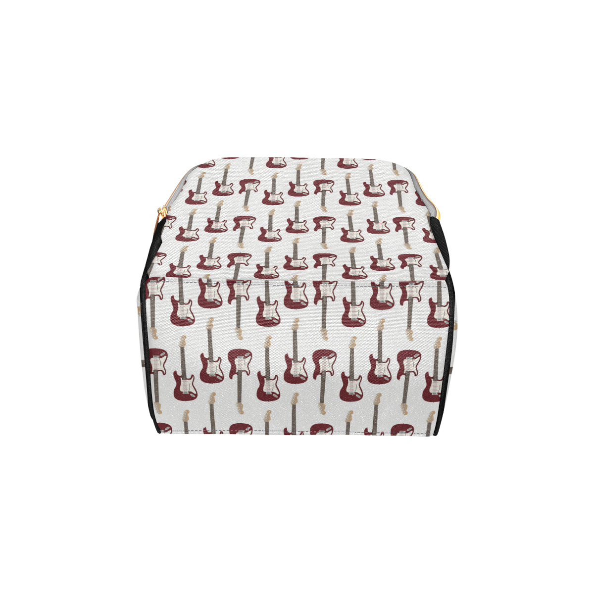 Bass Guitar Pattern Print Design 03 Diaper Bag Backpack