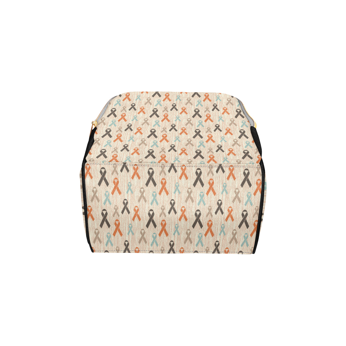 Cancer Awareness Pattern Print Design 01 Diaper Bag Backpack