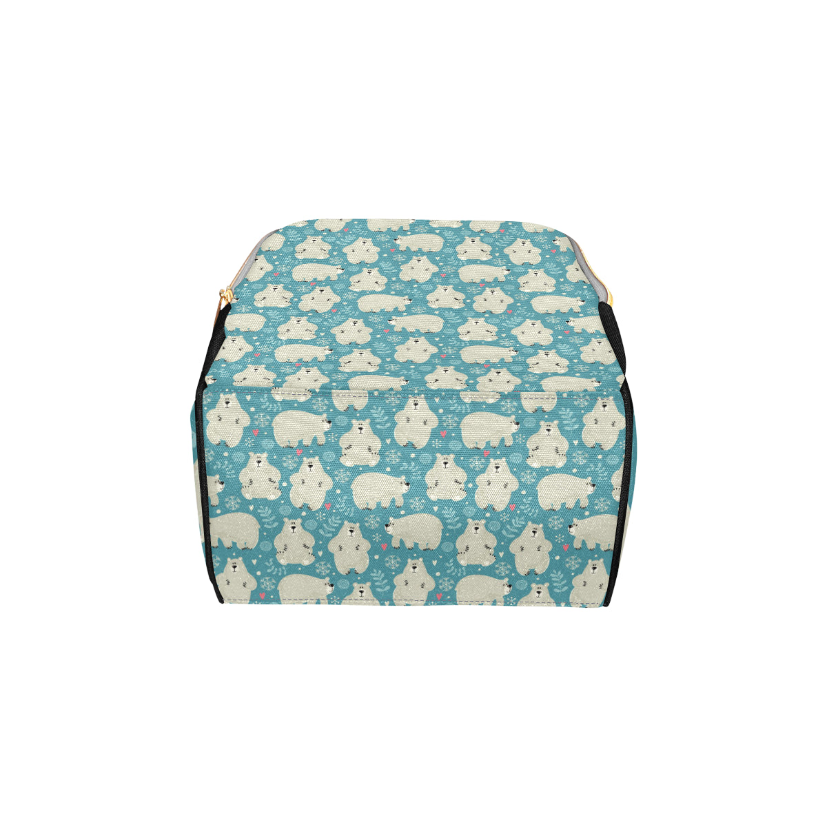 Bear Pattern Print Design BE04 Diaper Bag Backpack