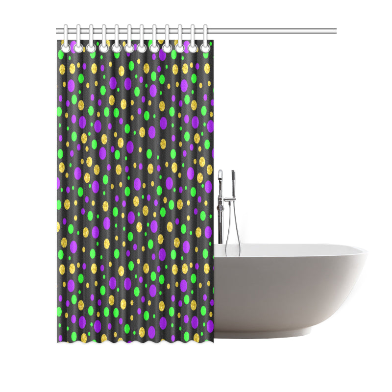 Mardi Gras Pattern Print Design 07 Shower Curtain