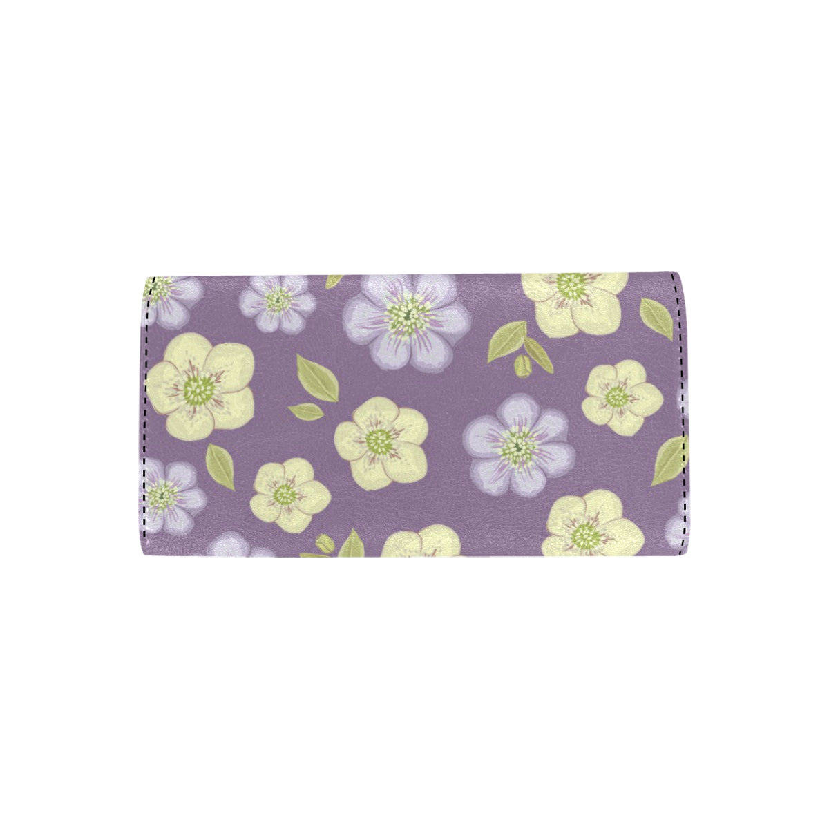 Anemone Pattern Print Design AM013 Women's Trifold Wallet