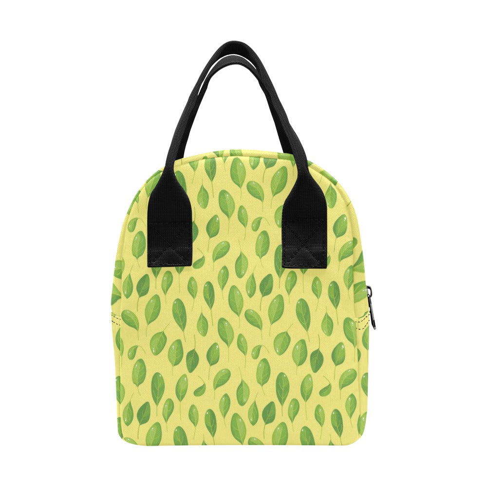 Spinach Print Design LKS302 Insulated Lunch Bag