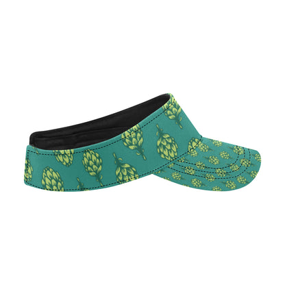 Artichoke Pattern Print Design 04 Unisex Sun Visor