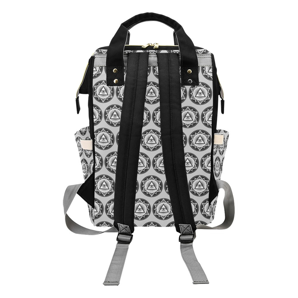 Third Eye Print Design LKS301 Diaper Bag Backpack