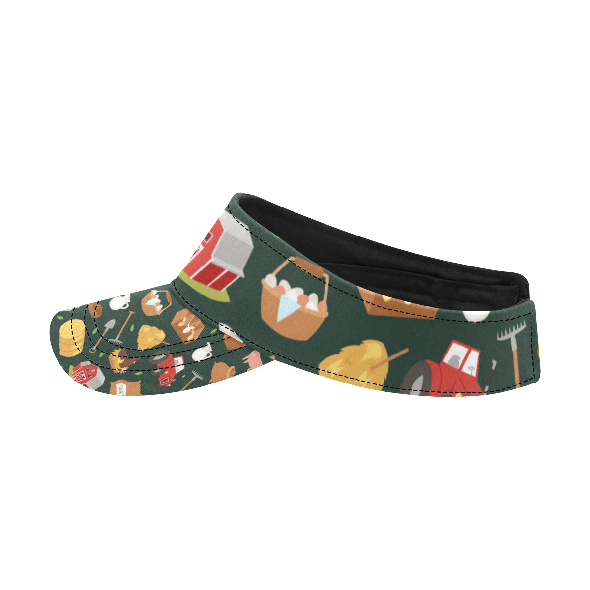 Agricultural Farm Print Design 02 Unisex Sun Visor