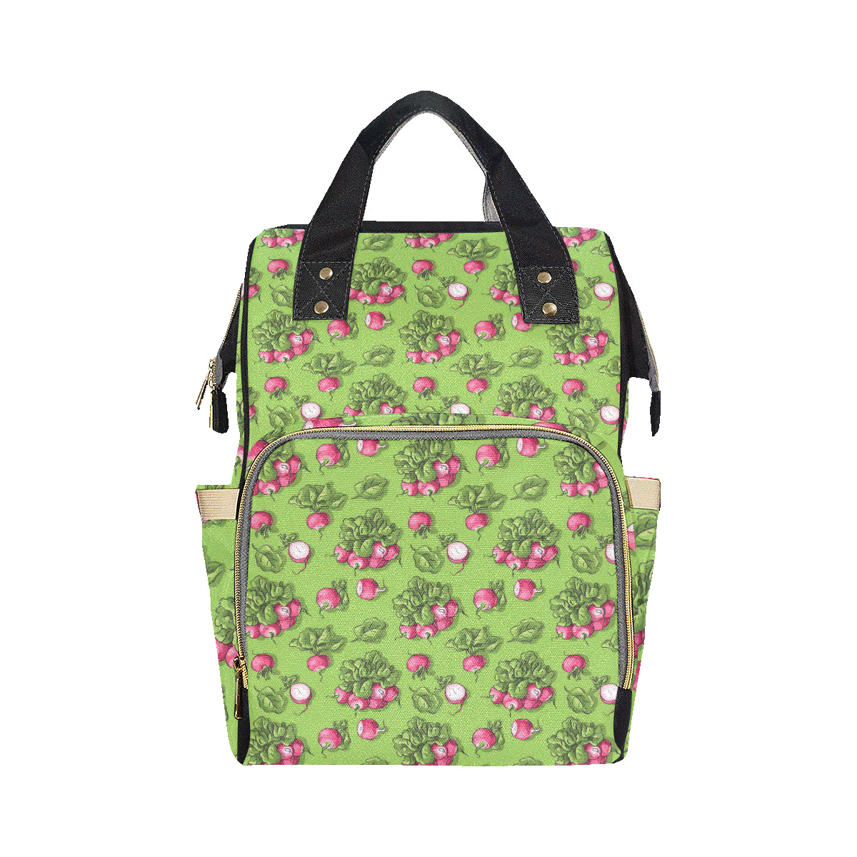 Radish Pattern Print Design A05 Diaper Bag Backpack