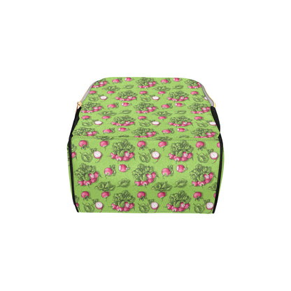 Radish Pattern Print Design A05 Diaper Bag Backpack
